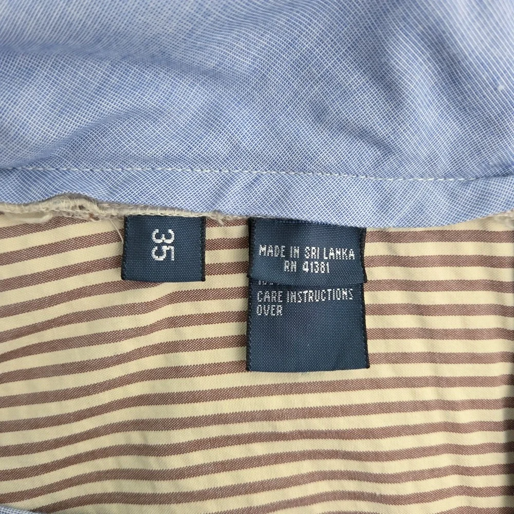 Polo Ralph Lauren 381 Bleeker Seersucker Shorts Men 35 Brown Striped Classic Fit